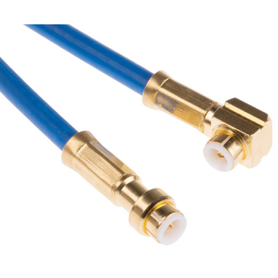Huber+Suhner Male MMBX to Male MMBX Coaxial Cable, 300mm, Terminated