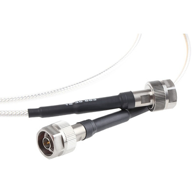 Radiall Male N Type to Male N Type Coaxial Cable, 1.8m, Terminated