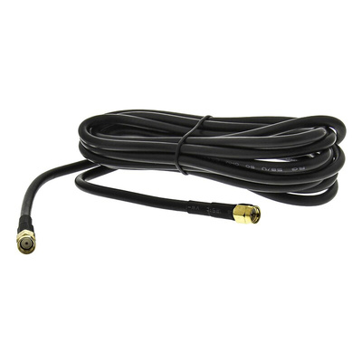 RF Solutions Male SMA to Male RP-SMA Coaxial Cable, 3m, RG58 Coaxial, Terminated