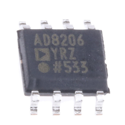 AD8206YRZ Analog Devices, Differential Amplifier 100kHz 8-Pin SOIC