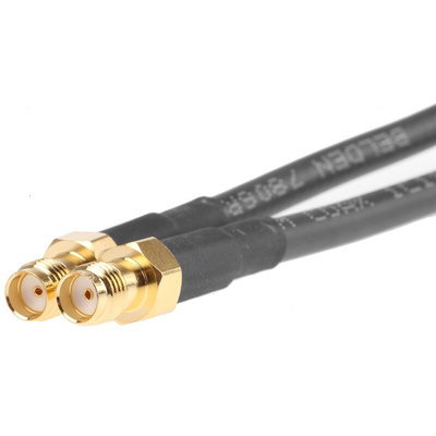 Mobilemark Female SMA to Female SMA Coaxial Cable, 3m, RF195 Coaxial, Terminated
