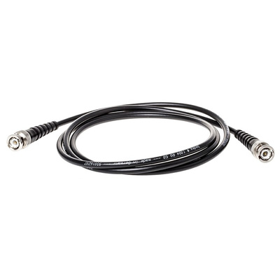 Telegartner Male BNC to Male BNC Coaxial Cable, 1.5m, RG58C/U Coaxial, Terminated