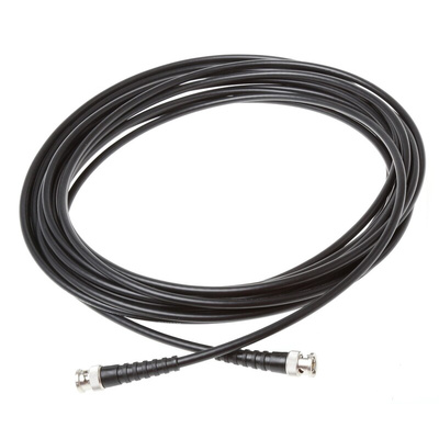 Telegartner Male BNC to Male BNC Coaxial Cable, 10m, RG59B/U Coaxial, Terminated