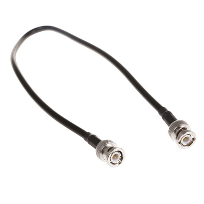 Atem Male BNC to Male BNC Coaxial Cable, 500mm, RG223 Coaxial, Terminated