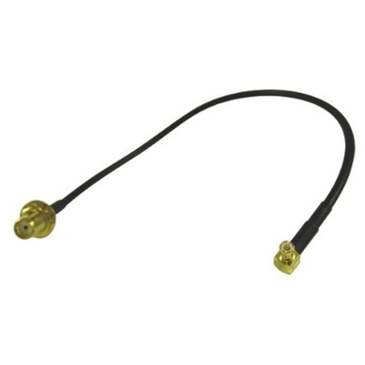 RF Solutions Female SMA to Male MCX Coaxial Cable, 200mm, Terminated