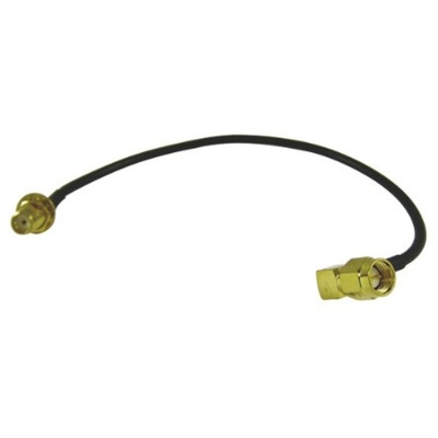 RF Solutions Male SMA to Female SMA Coaxial Cable, 200mm, Terminated