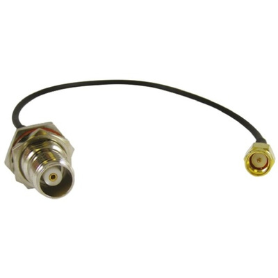 RF Solutions Female TNC to Male SMA Coaxial Cable, 200mm, Terminated