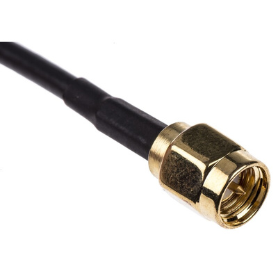 LPRS Male SMA to Female SMA Coaxial Cable, 167mm, RG174 Coaxial, Terminated