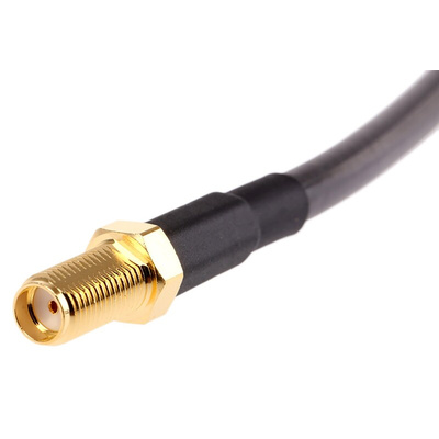 Mobilemark Female SMA to Male SMA Coaxial Cable, 1m, RF195 Coaxial, Terminated