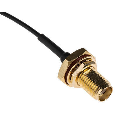RS PRO Female SMA to Female U.FL Coaxial Cable, 100mm, RF Coaxial, Terminated
