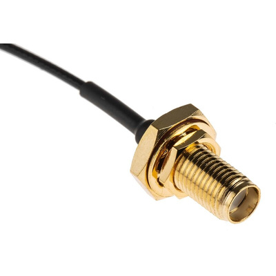 RS PRO Female SMA to Female U.FL Coaxial Cable, 150mm, RF Coaxial, Terminated