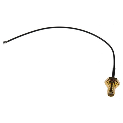 RS PRO Female SMA to Female U.FL Coaxial Cable, 150mm, RF Coaxial, Terminated