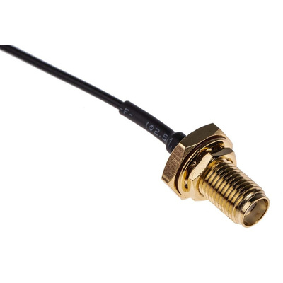 RS PRO Female SMA to Female U.FL Coaxial Cable, 300mm, RF Coaxial, Terminated