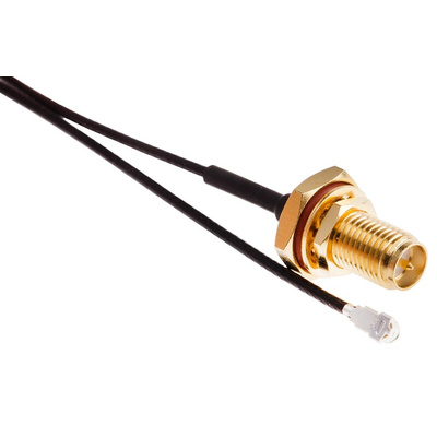 RS PRO Female RP-SMA to Female U.FL Coaxial Cable, 300mm, RF Coaxial, Terminated
