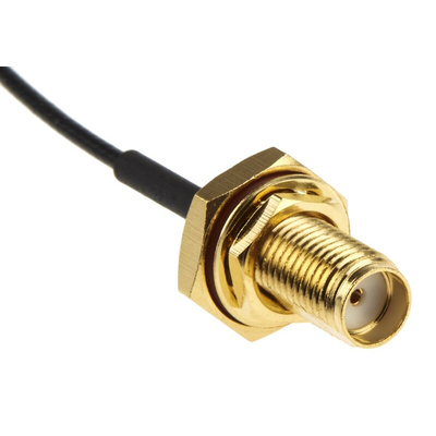 RS PRO Female SMA to Unterminated Coaxial Cable, 150mm, Terminated