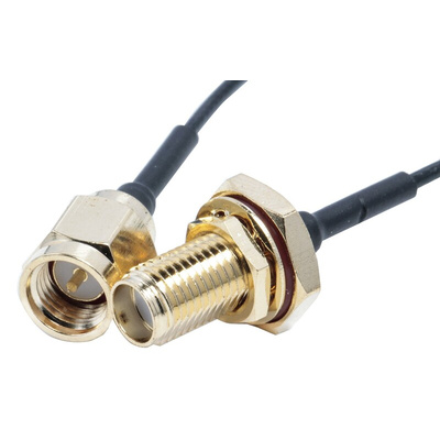 RS PRO Female SMA to Male SMA Coaxial Cable, 150mm, Terminated