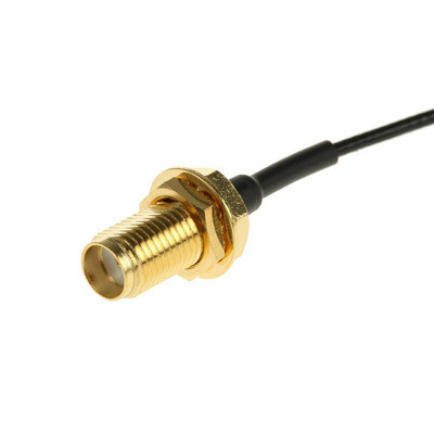 RS PRO Male SMA to Female SMA Coaxial Cable, 100mm, RF Coaxial, Terminated