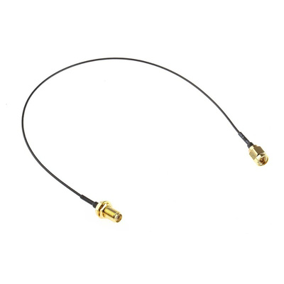 RS PRO Male SMA to Female SMA Coaxial Cable, 300mm, RF Coaxial, Terminated