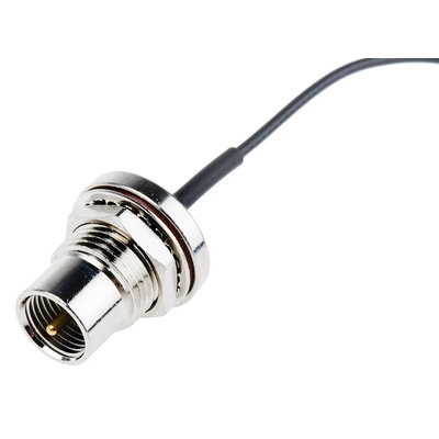 RS PRO Male FME to Female U.FL Coaxial Cable, 100mm, RF Coaxial, Terminated