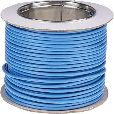 RS PRO Cat5 Ethernet Cable, U/UTP, Blue PVC Sheath, 50m