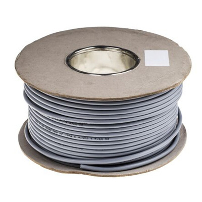 RS PRO Cat5e Ethernet Cable, U/UTP, Grey PVC Sheath, 100m