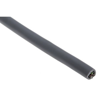 RS PRO Cat5e Ethernet Cable, U/UTP, Grey PVC Sheath, 100m