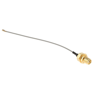 Molex Female SMA to Female U.FL Coaxial Cable, 100mm, Terminated