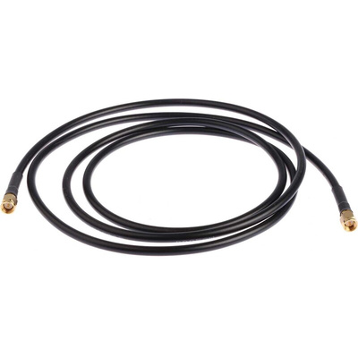 Cinch Connectors 415 Series Male SMA to Male SMA Coaxial Cable, 1.5m, RG58 Coaxial, Terminated