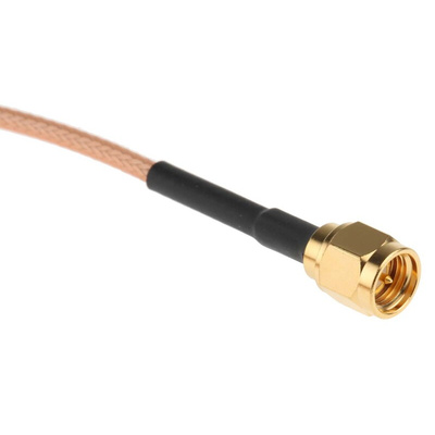 Cinch Connectors 415 Series Male SMA to Male BNC Coaxial Cable, 1.22m, RG316 Coaxial, Terminated