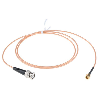 Cinch Connectors 415 Series Male SMA to Male BNC Coaxial Cable, 1.22m, RG316 Coaxial, Terminated