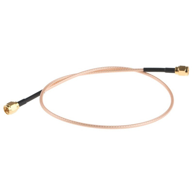 Cinch Connectors 415 Series Male SMA to Male SMA Coaxial Cable, 457.2mm, RG316 Coaxial, Terminated