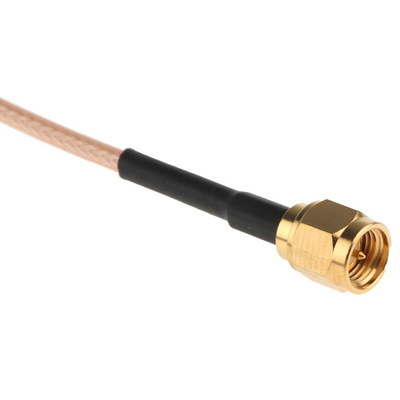 Cinch 415 Series Male SMA to Male SMA Coaxial Cable, 150mm, RG316 Coaxial, Terminated