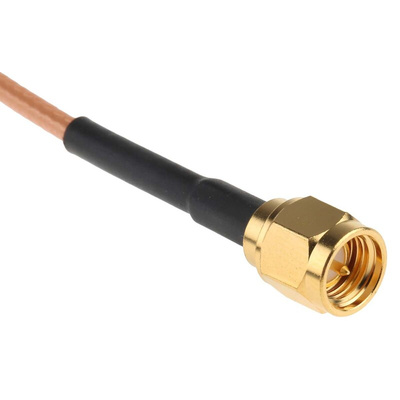 Cinch 415 Series Male SMA to Male BNC Coaxial Cable, 152.4mm, RG316 Coaxial, Terminated