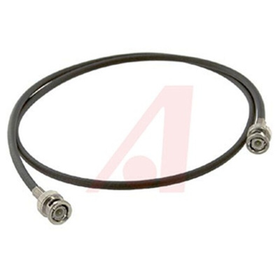 Mueller Electric Male BNC to Male BNC Coaxial Cable, 0.9m, RG58C/U Coaxial, Terminated