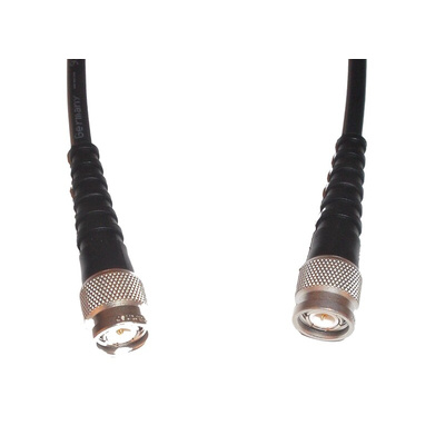Telegartner Male TNC to Male TNC Coaxial Cable, 500mm, RG58 Coaxial, Terminated