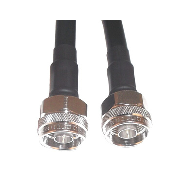 Telegartner Male N Type to Male N Type Coaxial Cable, 500mm, RG214 Coaxial, Terminated
