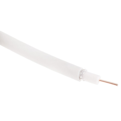 RS PRO SDI Coaxial Cable, 100m, RG6 Coaxial, Unterminated