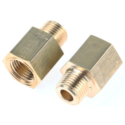 Legris Straight Threaded Adaptor, R 1/8 Male to NPT 1/8 Female, Threaded Connection Style