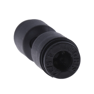 Legris LF3000 Series Straight Tube-to-Tube Adaptor, Push In 4 mm to Push In 4 mm, Tube-to-Tube Connection Style