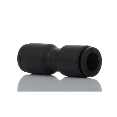 Legris LF3000 Series Straight Tube-to-Tube Adaptor, Push In 6 mm to Push In 6 mm, Tube-to-Tube Connection Style