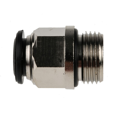 RS PRO Push-in Fitting, G 3/8 Male to Push In 10 mm, Threaded-to-Tube Connection Style