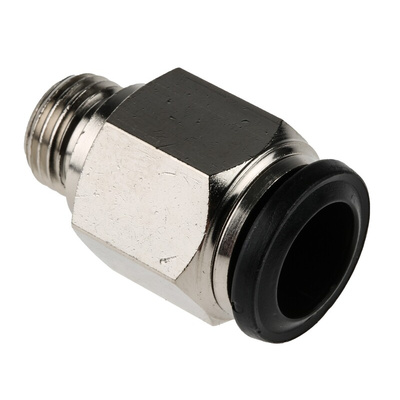 RS PRO Push-in Fitting, G 1/4 Male to Push In 12 mm, Threaded-to-Tube Connection Style