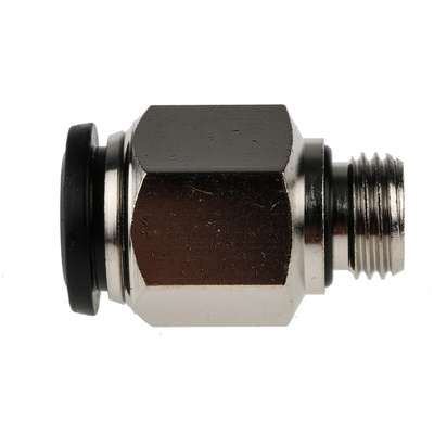 RS PRO Push-in Fitting, G 1/4 Male to Push In 12 mm, Threaded-to-Tube Connection Style