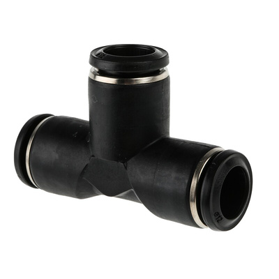 RS PRO Push-in Fitting Push In 12 mm, Push In 12 mm to Push In 12 mm, Tube-to-Tube Connection Style