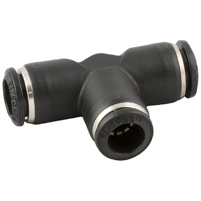 RS PRO Push-in Fitting Push In 10 mm, Push In 12 mm to Push In 12 mm, Tube-to-Tube Connection Style