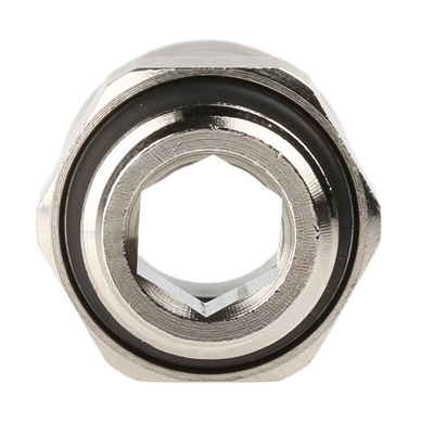 Legris LF3000 Series Straight Threaded Adaptor, G 1/4 Male to Push In 10 mm, Threaded-to-Tube Connection Style