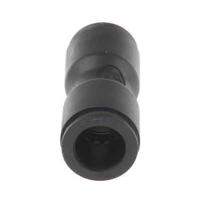 Legris LF3000 Series Straight Tube-to-Tube Adaptor, Push In 10 mm to Push In 10 mm, Tube-to-Tube Connection Style