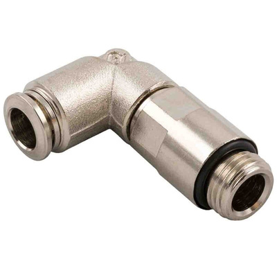 RS PRO Push-in Fitting, G 1/8 Male to Push In 8 mm, Threaded-to-Tube Connection Style