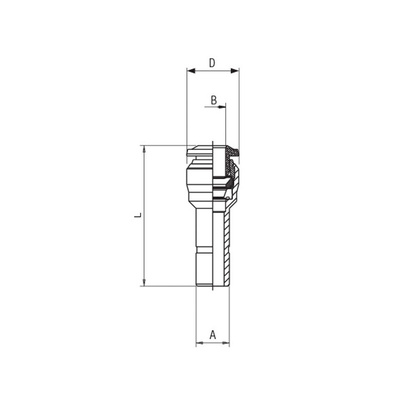 RS PRO Push-in Fitting, Push In 6 mm to Push In 4 mm, Tube-to-Tube Connection Style