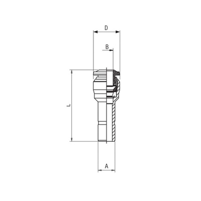 RS PRO Push-in Fitting, Push In 10 mm to Push In 4 mm, Tube-to-Tube Connection Style